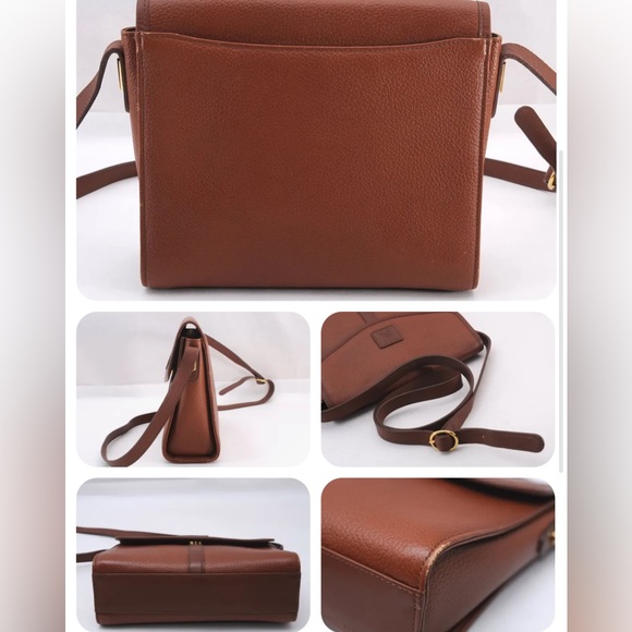 Burberry Authentic Leather Brown Shoulder Bag $385 - Picture 2 of 5